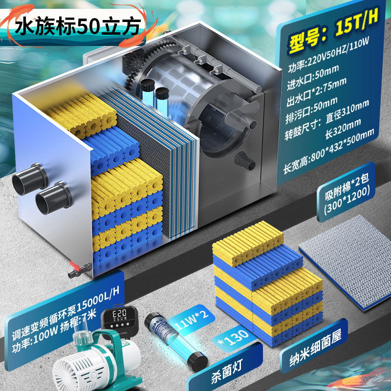 15吨不锈钢+调速变频循环泵